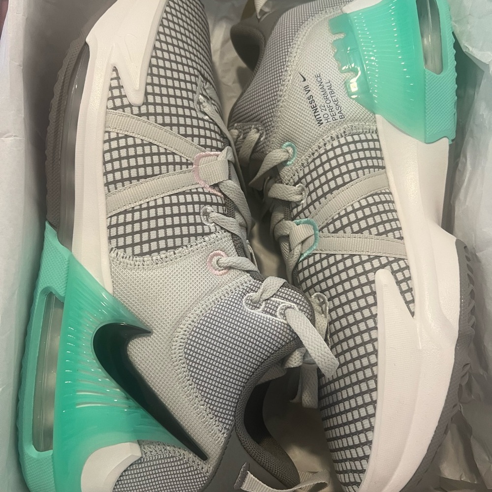 Nike Air Max Sneakers - Gray and Teal
